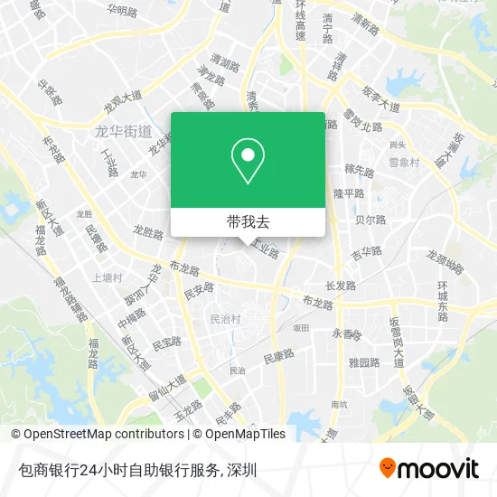 包商银行24小时自助银行服务地图