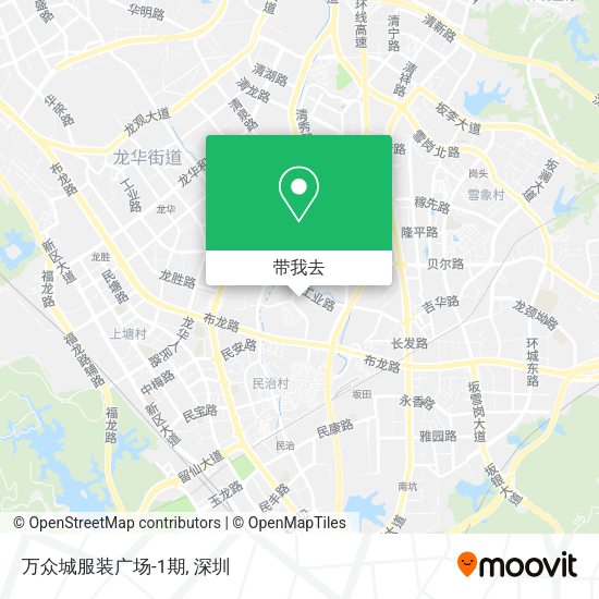 万众城服装广场-1期地图