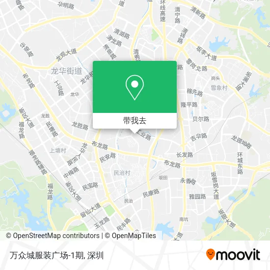 万众城服装广场-1期地图