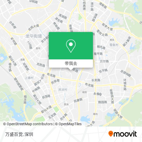万盛百货地图