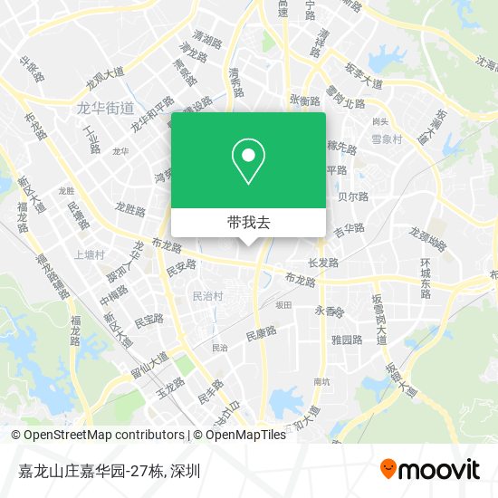 嘉龙山庄嘉华园-27栋地图
