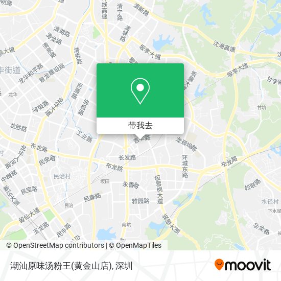 潮汕原味汤粉王(黄金山店)地图