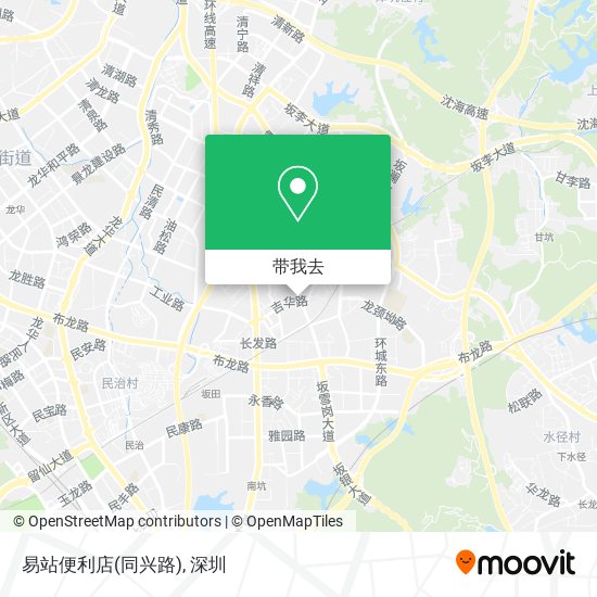 易站便利店(同兴路)地图