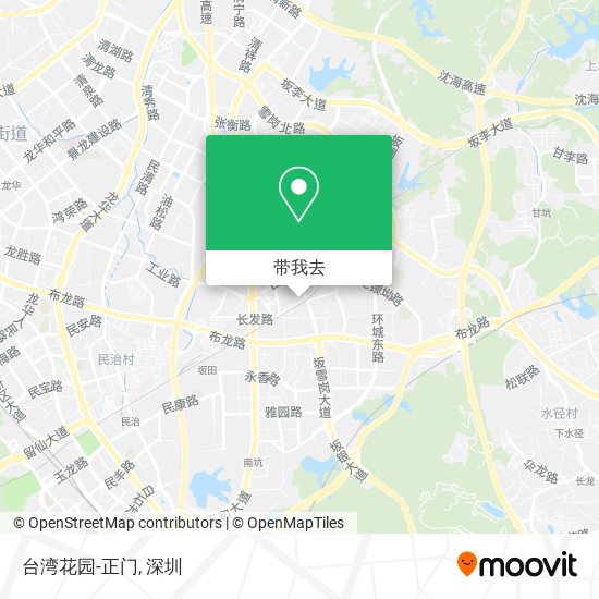 台湾花园-正门地图