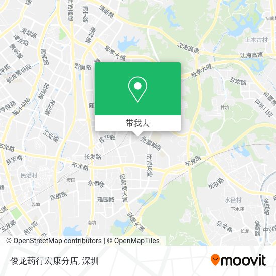 俊龙药行宏康分店地图