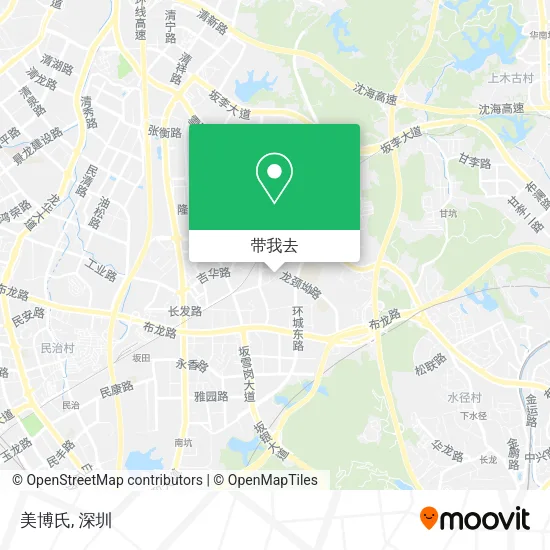 美博氏地图