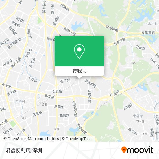 君霞便利店地图