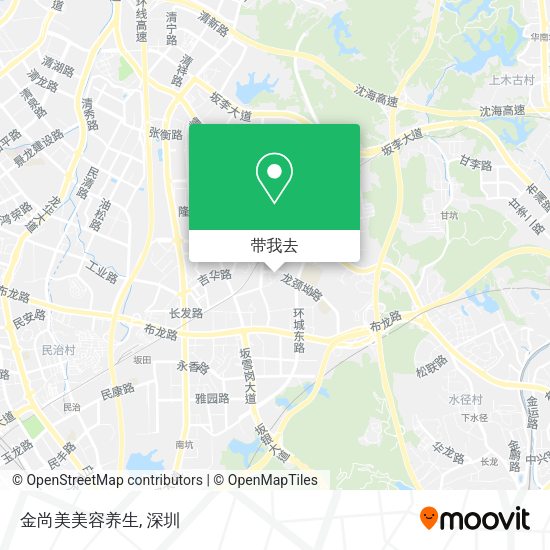 金尚美美容养生地图