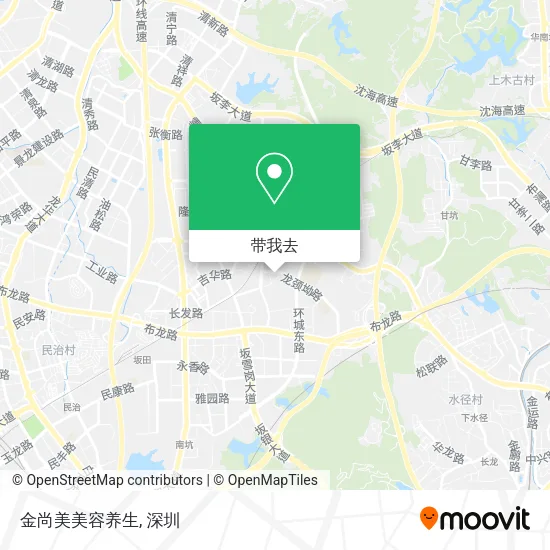 金尚美美容养生地图