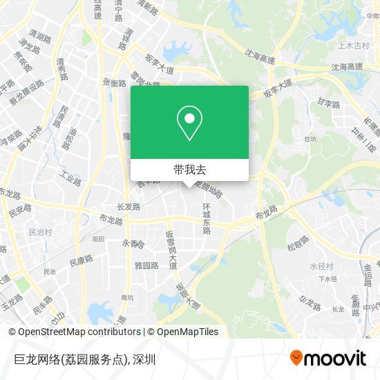 巨龙网络(荔园服务点)地图