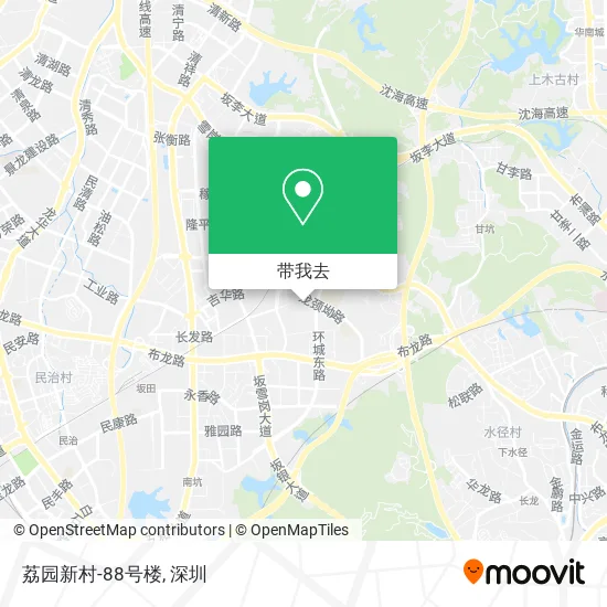 荔园新村-88号楼地图