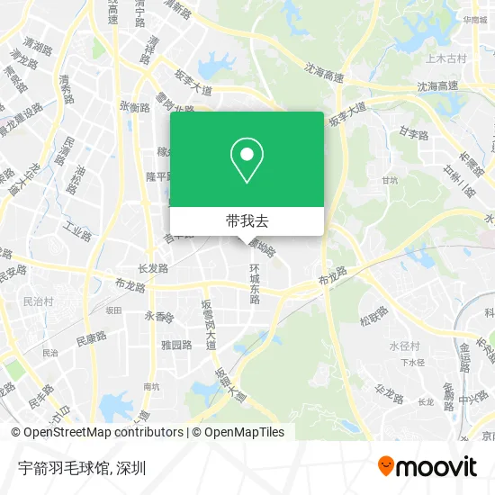 宇箭羽毛球馆地图
