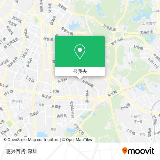 惠兴百货地图