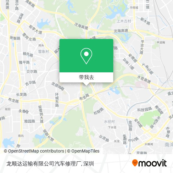 龙顺达运输有限公司汽车修理厂地图
