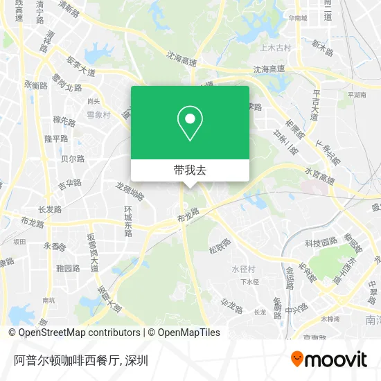 阿普尔顿咖啡西餐厅地图