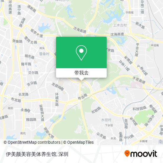 伊美颜美容美体养生馆地图