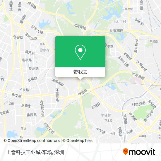 上雪科技工业城-车场地图