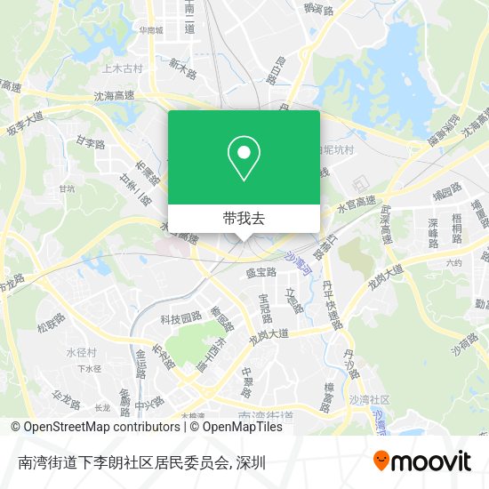 南湾街道下李朗社区居民委员会地图