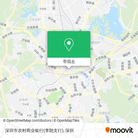 深圳市农村商业银行(李朗支行)地图