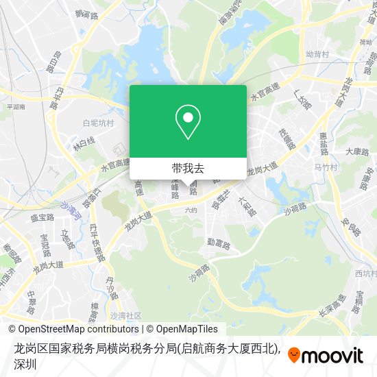 龙岗区国家税务局横岗税务分局(启航商务大厦西北)地图