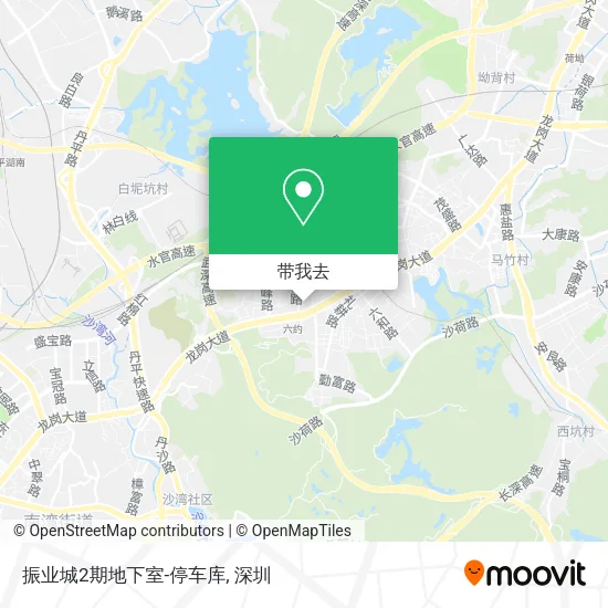 振业城2期地下室-停车库地图