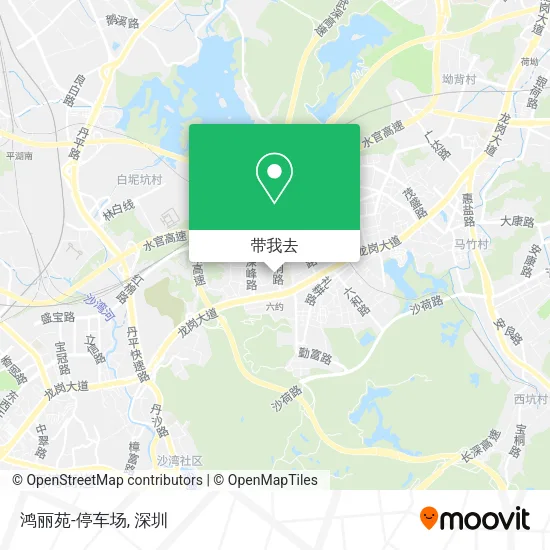 鸿丽苑-停车场地图
