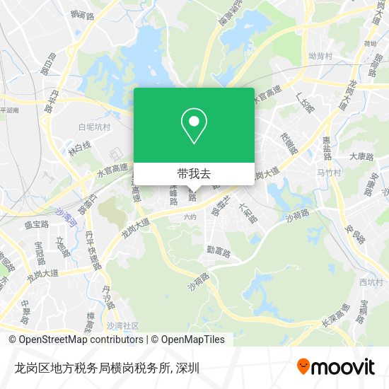 龙岗区地方税务局横岗税务所地图