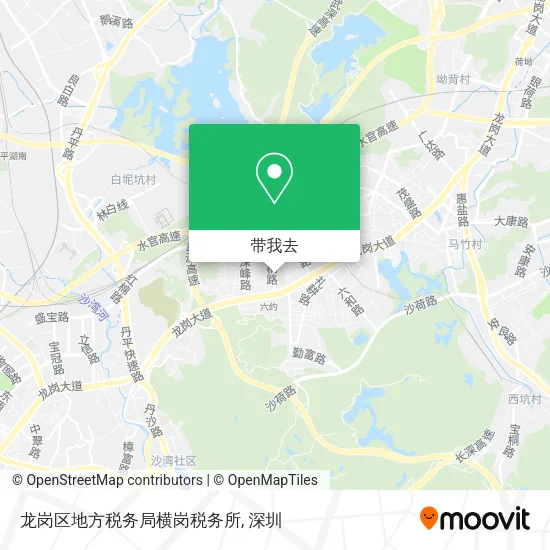 龙岗区地方税务局横岗税务所地图