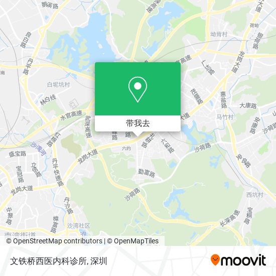 文铁桥西医内科诊所地图