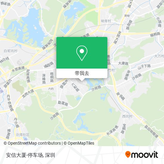 安信大厦-停车场地图