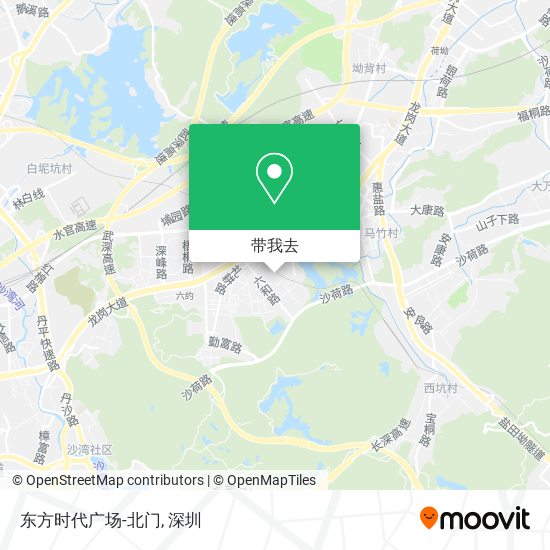东方时代广场-北门地图