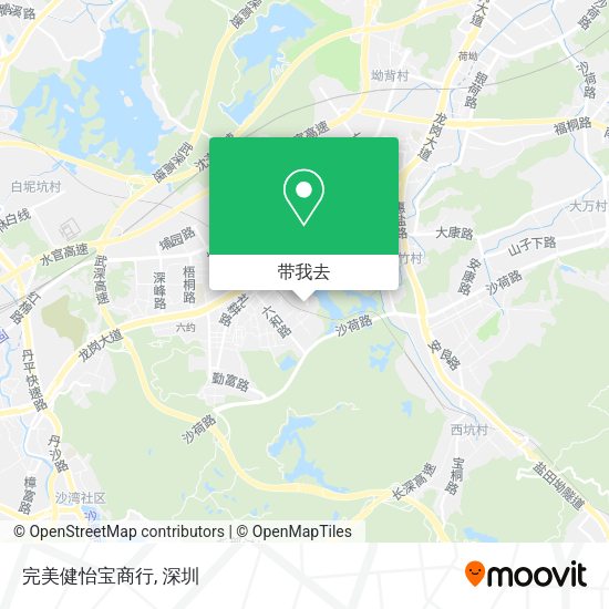 完美健怡宝商行地图
