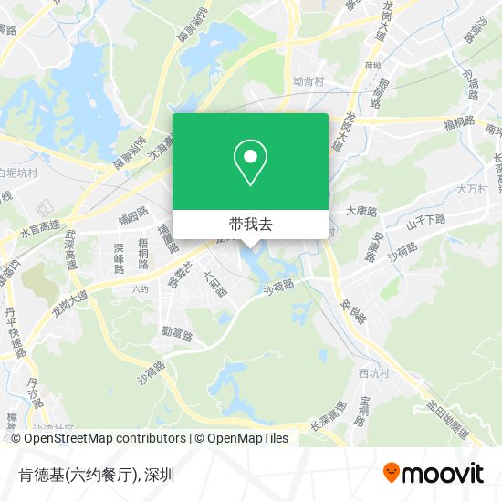 肯德基(六约餐厅)地图