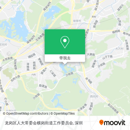 龙岗区人大常委会横岗街道工作委员会地图
