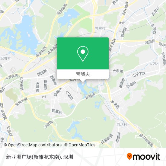 新亚洲广场(新雅苑东南)地图