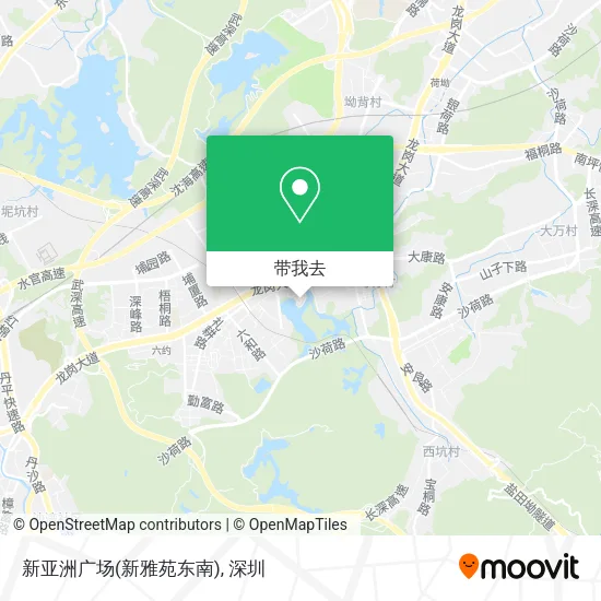 新亚洲广场(新雅苑东南)地图