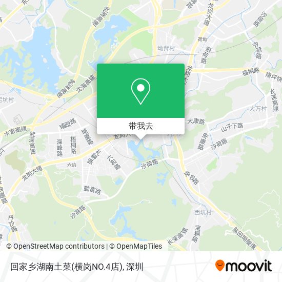 回家乡湖南土菜(横岗NO.4店)地图