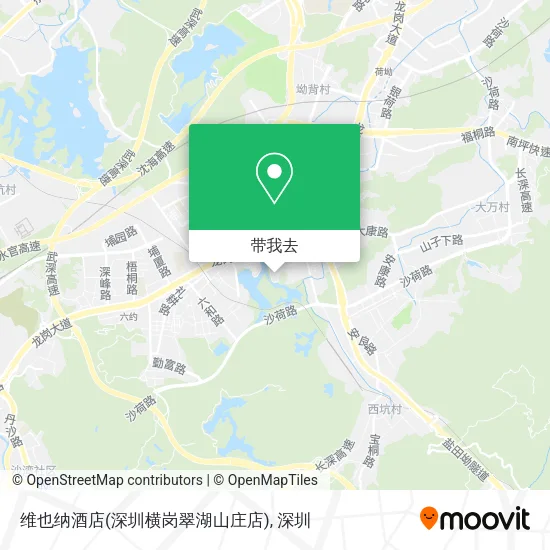 维也纳酒店(深圳横岗翠湖山庄店)地图