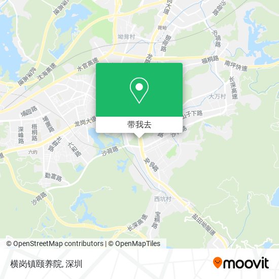 横岗镇颐养院地图