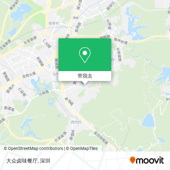 大众卤味餐厅地图