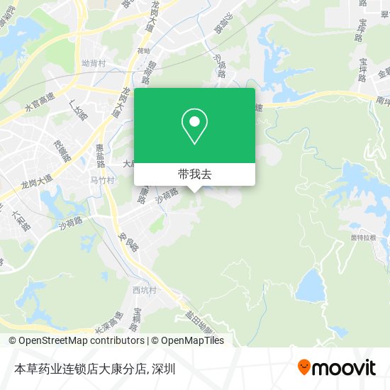 本草药业连锁店大康分店地图