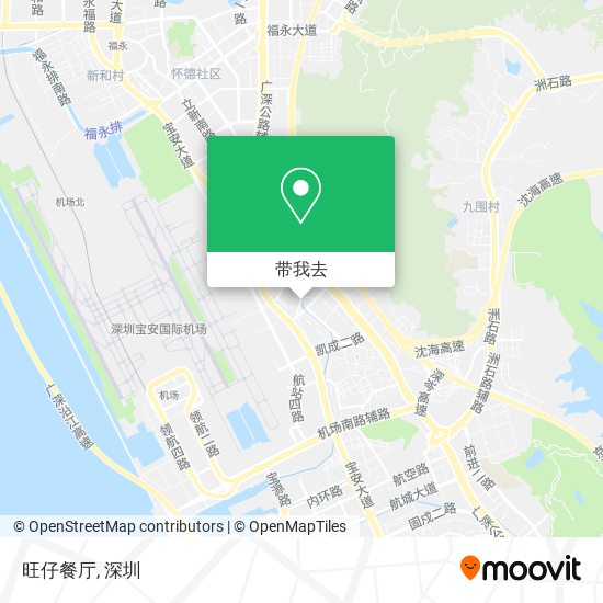 旺仔餐厅地图