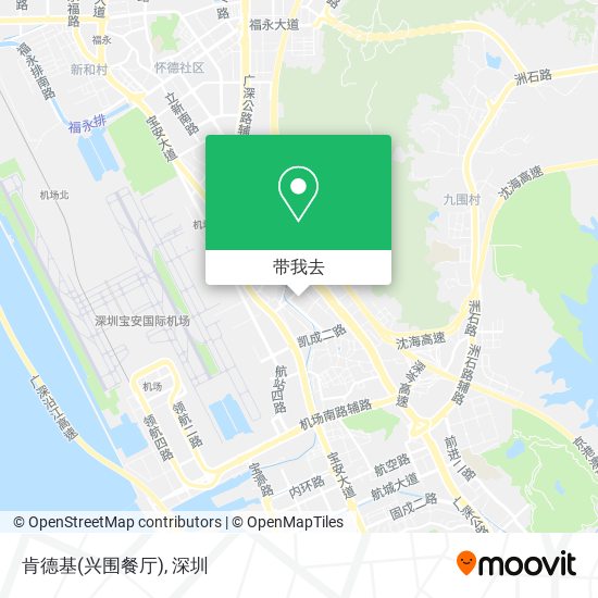肯德基(兴围餐厅)地图