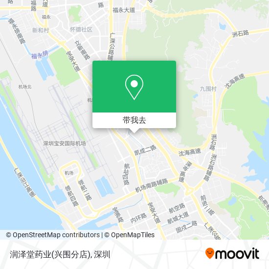 润泽堂药业(兴围分店)地图