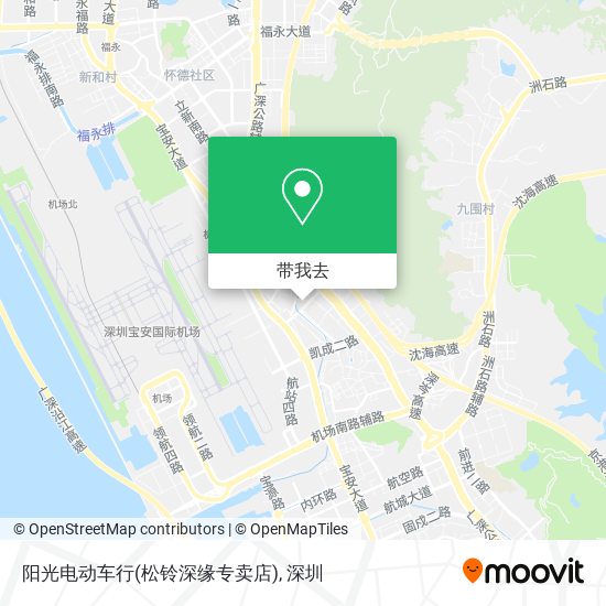 阳光电动车行(松铃深缘专卖店)地图