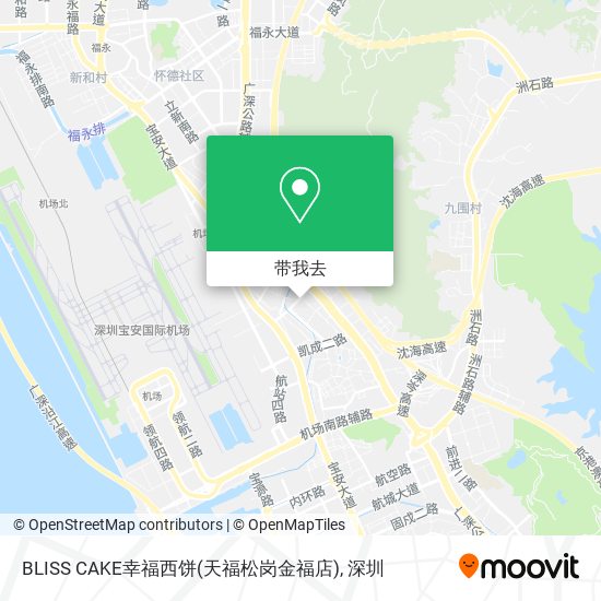 BLISS CAKE幸福西饼(天福松岗金福店)地图