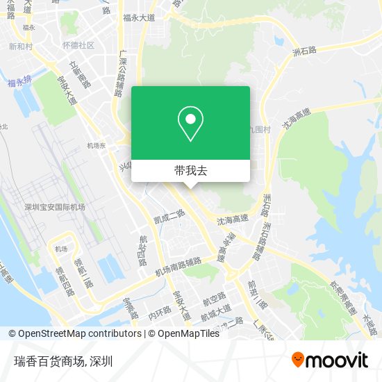 瑞香百货商场地图