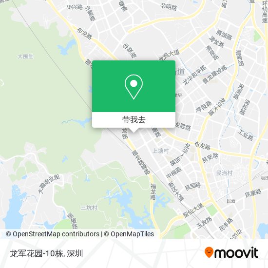 龙军花园-10栋地图
