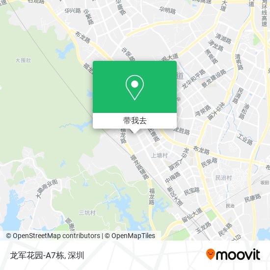 龙军花园-A7栋地图