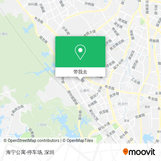 海宁公寓-停车场地图
